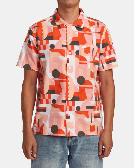 RVCA Short Sleeve Men's Woven Shirts