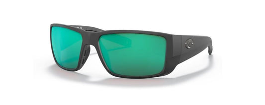 Costa Del Mar Sunglasses Matte Black Green Mirror 580G
