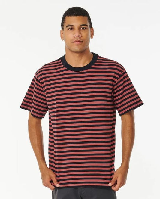 Rip Curl Men's T-Shirts Short Sleeve Stripe Tee