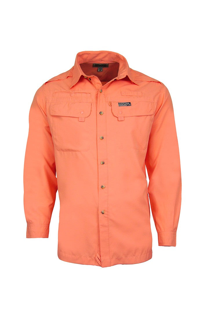 Hook & Tackle Long Sleeve Shir Fishing Shirt UPF 50+ Sun Pro