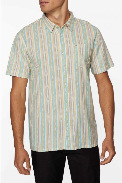 O'neil Woven Shirt Short Sleeves Shirt Stripes