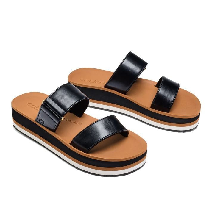 Cobian Sandals Synthetic Leather Straps