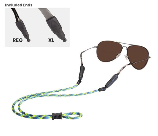 Croakies Sunglasses Electric Blue Adjustable Cord