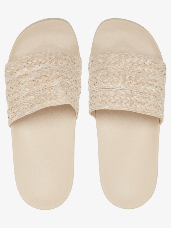 Roxy Sandals Nylon Lined Woven Jute Upper