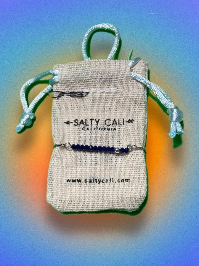 Salty Cali Bracelets Silver Plating Crystal Beads