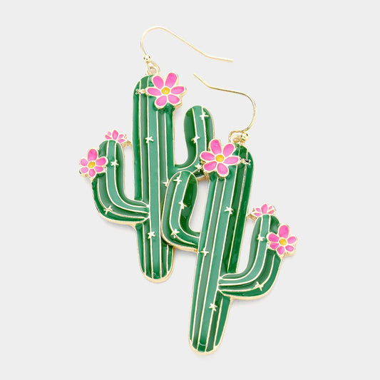 Wona Trading Cactus Earring Cactus Earring