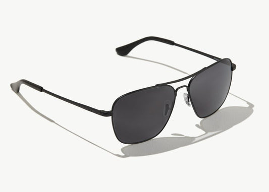 Bajio Sunglasses Black Matte Gray Mirror