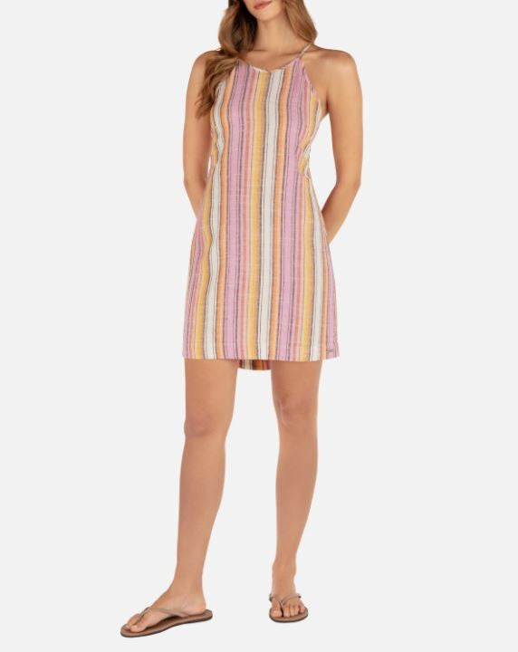 Hurley Women's Dresses Criss Cross Back Straps