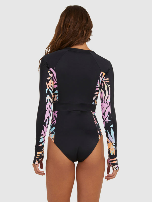 Roxy Women Bathing Suits Long Sleeve One-Piece Swimsuit